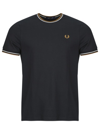 t-shirt με κοντά μανίκια fred perry twin tipped t-shirt