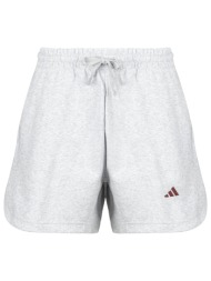shorts & βερμούδες adidas 3 stripes studio fleece loose shorts