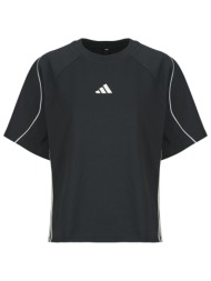 t-shirt με κοντά μανίκια adidas stadium 3-stripes t-shirt