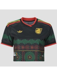 t-shirt με κοντά μανίκια adidas away crop jamaica football jersey
