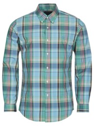 πουκάμισο με μακριά μανίκια polo ralph lauren chemise coupe droite popeline premium