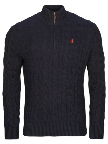 πουλόβερ polo ralph lauren pull demi zip en maille torsadee σε προσφορά