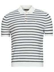 πόλο με κοντά μανίκια polo ralph lauren polo en maille coton lin