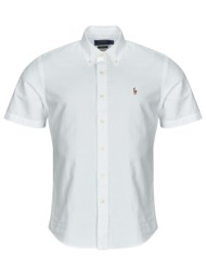 πουκάμισο με κοντά μανίκια polo ralph lauren chemise coupe droite en oxford unie