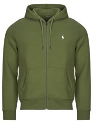 t-shirt με κουκούλα polo ralph lauren sweatshirt zippe en double knit tech