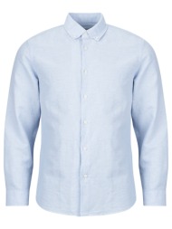 πουκάμισο με μακριά μανίκια selected slhslimclay linenblend