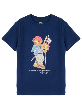t-shirt με κοντά μανίκια polo ralph lauren knit-t-shirt