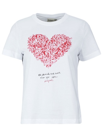 t-shirt με κοντά μανίκια desigual cor
