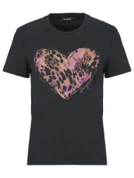 t-shirt με κοντά μανίκια desigual tiger cor