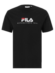 t-shirt με κοντά μανίκια fila t-shirt à manches courtes noir |