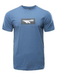 t-shirt με κοντά μανίκια hi-tec t-shirt coupe classique bleu |