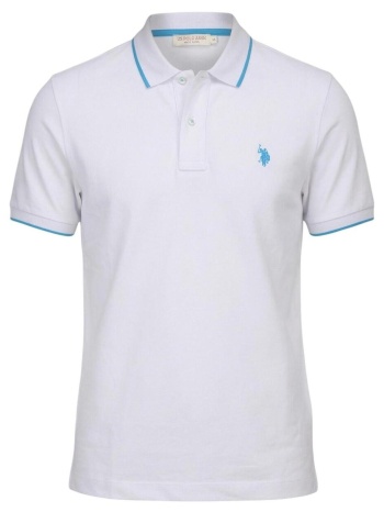 πόλο με κοντά μανίκια u.s polo assn. black us43 197027 | σε προσφορά