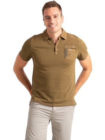 πόλο με κοντά μανίκια privata pri2647-kakhy |