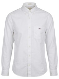 πουκάμισο με μακριά μανίκια gant reg classic poplin shirt 2601.3000100 |