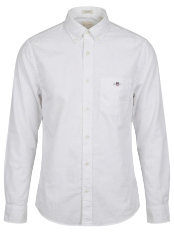 πουκάμισο με μακριά μανίκια gant reg classic poplin shirt σε προσφορά