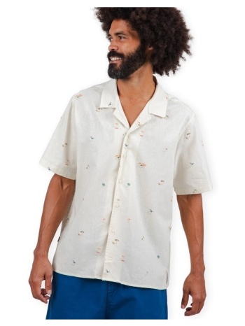 πουκάμισο με κοντά μανίκια brava fabrics beach please aloha