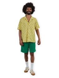 πουκάμισο με κοντά μανίκια brava fabrics x peanuts donuts aloha shirt m - yellow |