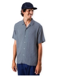 πουκάμισο με κοντά μανίκια brava fabrics tramuntana aloha shirt - navy |