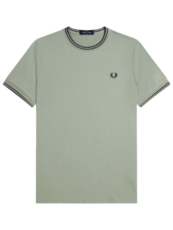 t-shirt με κοντά μανίκια fred perry fp twin tipped t-shirt | σε προσφορά