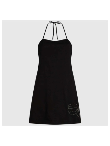 κοντά φορέματα karl lagerfeld vestidos mujer modèle ikon σε προσφορά