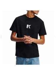 t-shirt με κοντά μανίκια karl lagerfeld camisetas hombre modèle reg ss k logo tee |