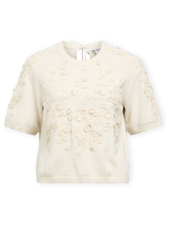 φούτερ object niko knit - birch |