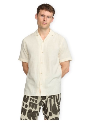 πουκάμισο με κοντά μανίκια revolution cuban shirt 3927 