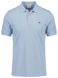 πόλο με κοντά μανίκια gant reg shield ss pique polo 2601.002210 |