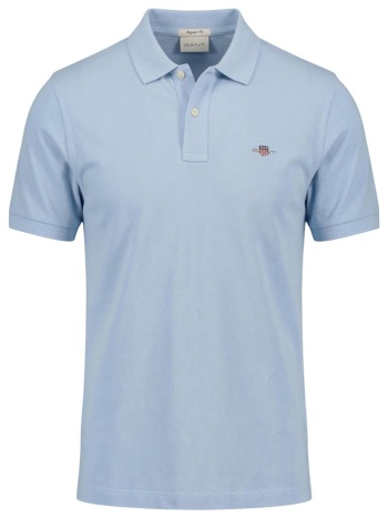 πόλο με κοντά μανίκια gant reg shield ss pique polo σε προσφορά