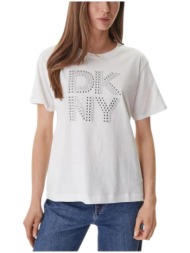 t-shirt με κοντά μανίκια dkny sw5900202 wht |