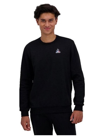 φούτερ le coq sportif sweat-shirt ess n°1 noir |