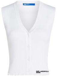 αμάνικα/t-shirts χωρίς μανίκια karl lagerfeld klj light knit top b2w18024 |
