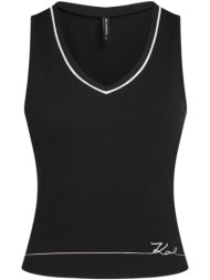 αμάνικα/t-shirts χωρίς μανίκια karl lagerfeld signature louge tank top b2w44008 |