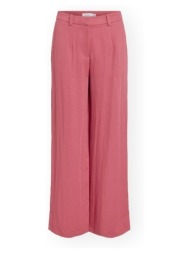 παντελόνα vila flea trousers - holly berry |