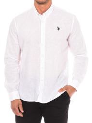 πουκάμισο με μακριά μανίκια u.s polo assn. 68127-100 |
