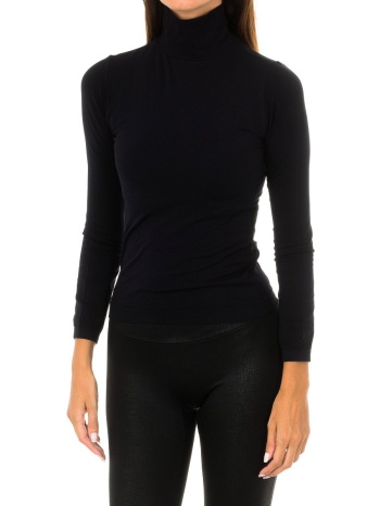 μπλουζάκια με μακριά μανίκια intimidea 210396-nero |