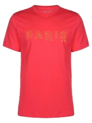 t-shirt με κοντά μανίκια nike t-shirt psg x jordan rouge |