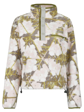 fleece columbia helvetia ii printed cropped half snap fleece