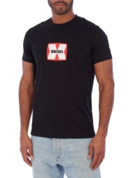 t-shirt με κοντά μανίκια diesel a03848-80grai-ai9xx |