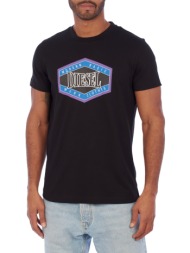 t-shirt με κοντά μανίκια diesel a06497-70grai-ai9xx |
