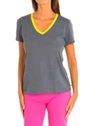 t-shirt με κοντά μανίκια zumba z1t00506-gris |