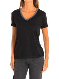 t-shirt με κοντά μανίκια zumba z1t00506-negro |