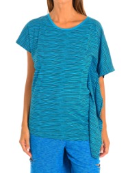 t-shirt με κοντά μανίκια zumba z1t00682-azul |