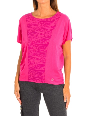 t-shirt με κοντά μανίκια zumba z1t00685-fucsia |