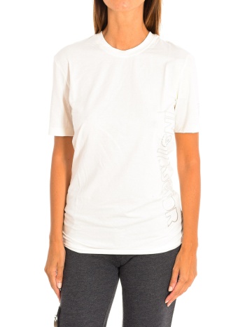 t-shirt με κοντά μανίκια zumba z2t00135-blanco |