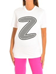 t-shirt με κοντά μανίκια zumba z2t00164-blanco |