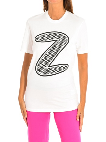 t-shirt με κοντά μανίκια zumba z2t00164-blanco |
