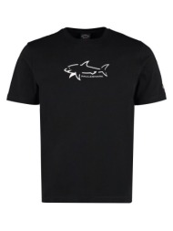 t-shirt με κοντά μανίκια paul & shark tshirt 234111198 011 black |