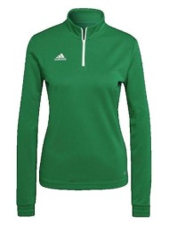 αθλητικό t-shirt adidas sweat-shirt entrada 22 demi-zip vert slim femme |