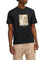 t-shirt με κοντά μανίκια jack & jones t-shirt jack jones sequoia noir |